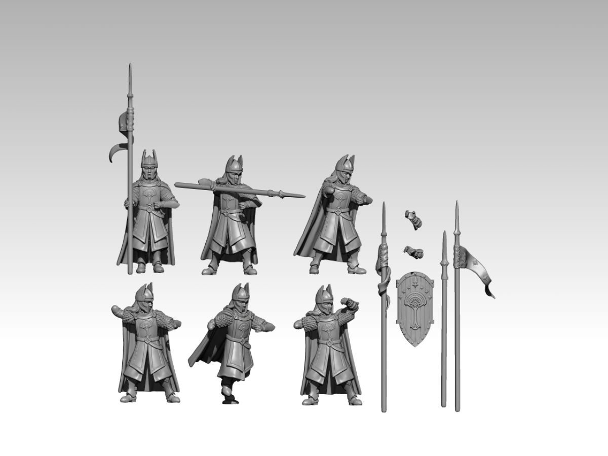 erste Menschen mit Speeren